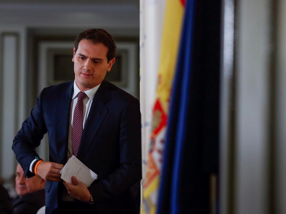 El líder de Ciudadanos y candidato a la Presidencia del Gobierno, Albert Rivera.