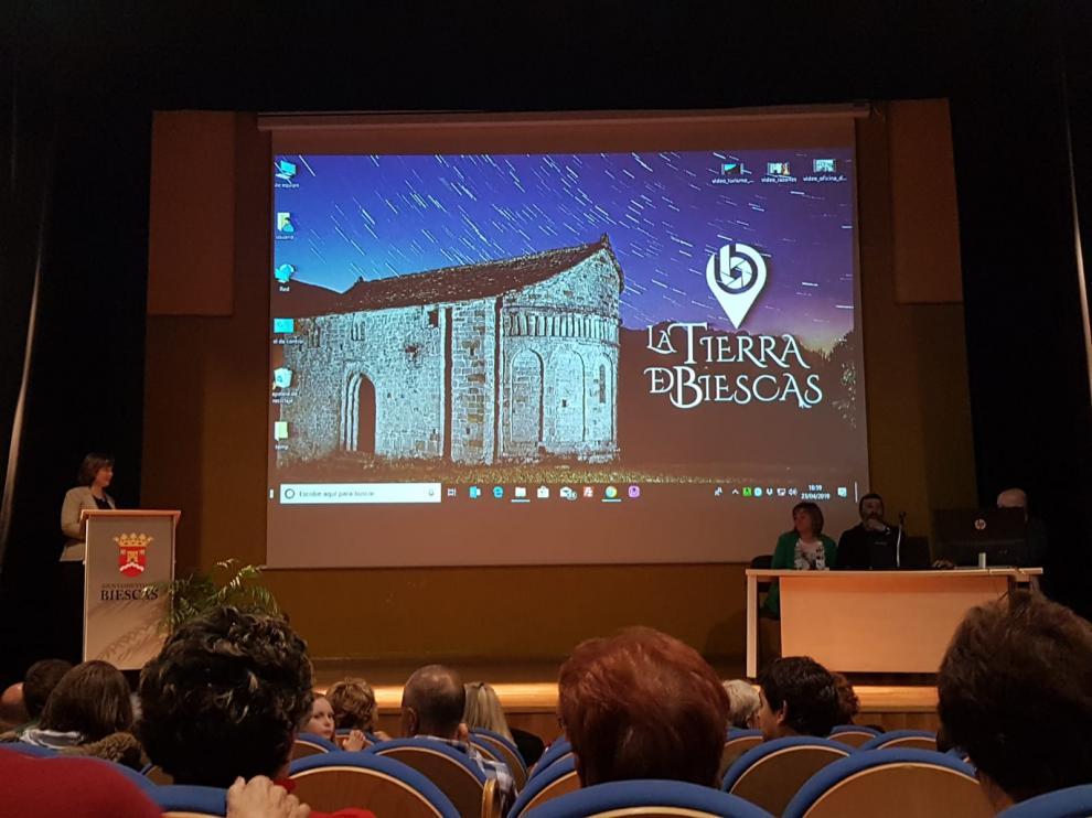 Presentación de la nueva web turística de Biescas.