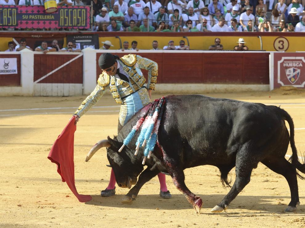 Padilla, en su despedida de Huesca en 2018.