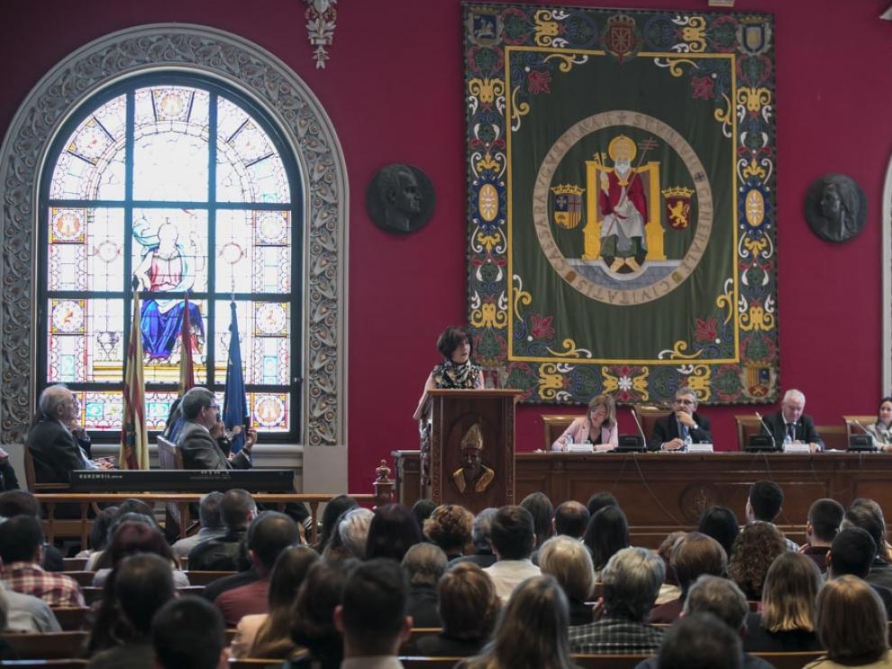 Acto institucional del patrón de Filosofía y Letras de la Universidad de Zaragoza