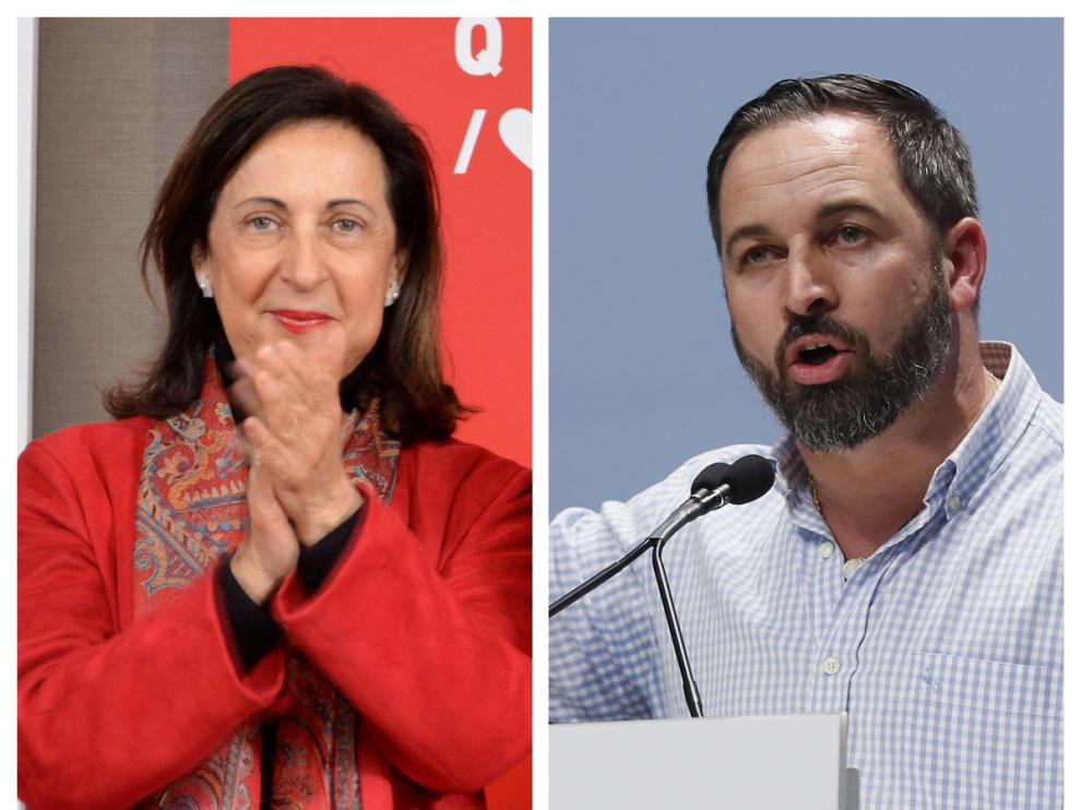 Margarita Robles y Santiago Abascal votarán este domingo en el mismo colegio electoral.