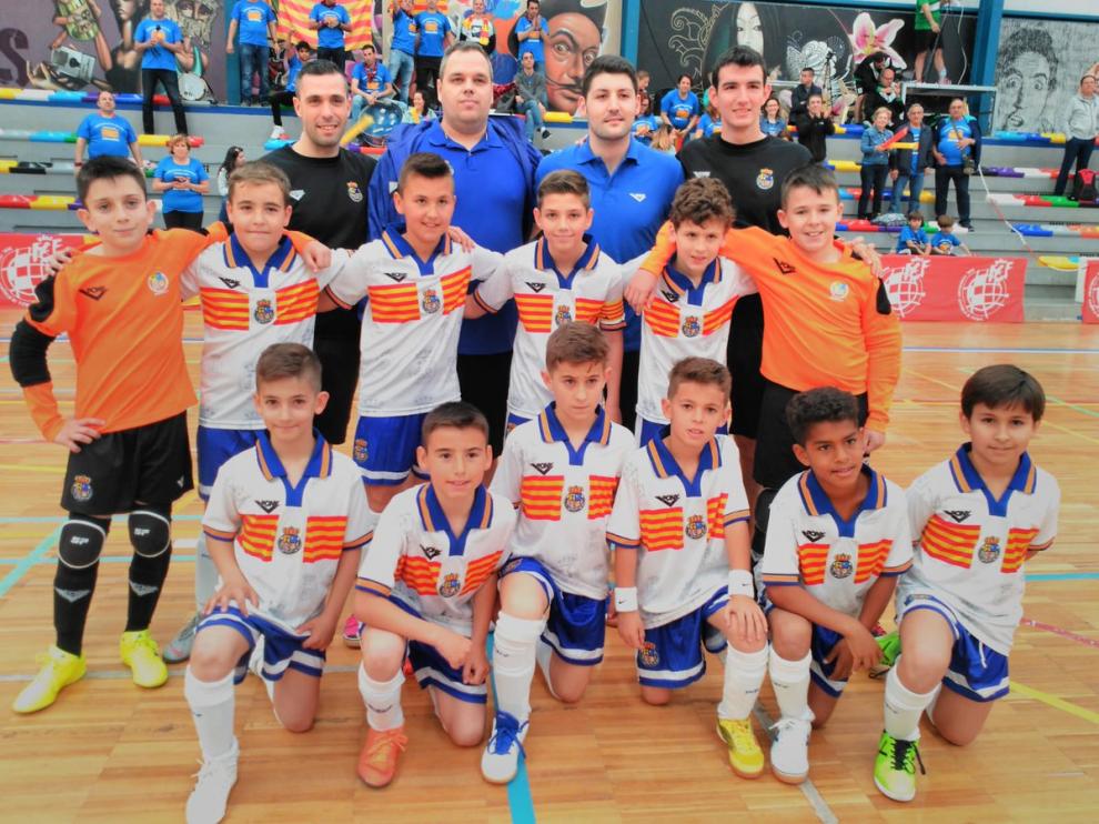 Selección aragonesa benjamín de fútbol sala.
