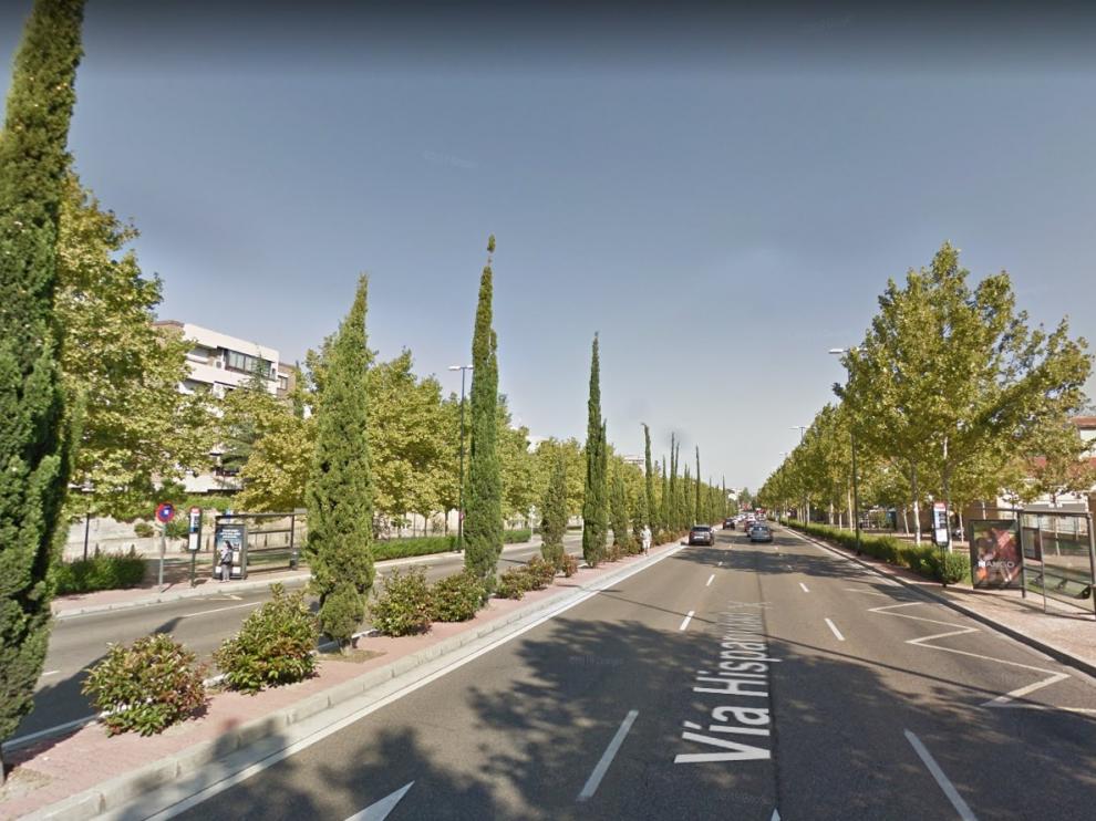 El accidente ha ocurrido en Vía Hispanidad de Zaragoza.