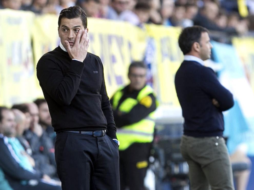Francisco Rodríguez, en el duelo contra el Villarreal.