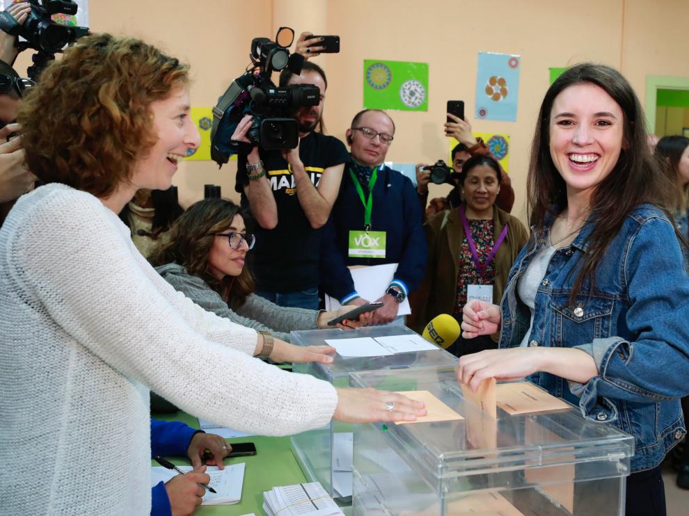 Irene Montero, candidata de Unidas Podemos al Congreso de los Diputados