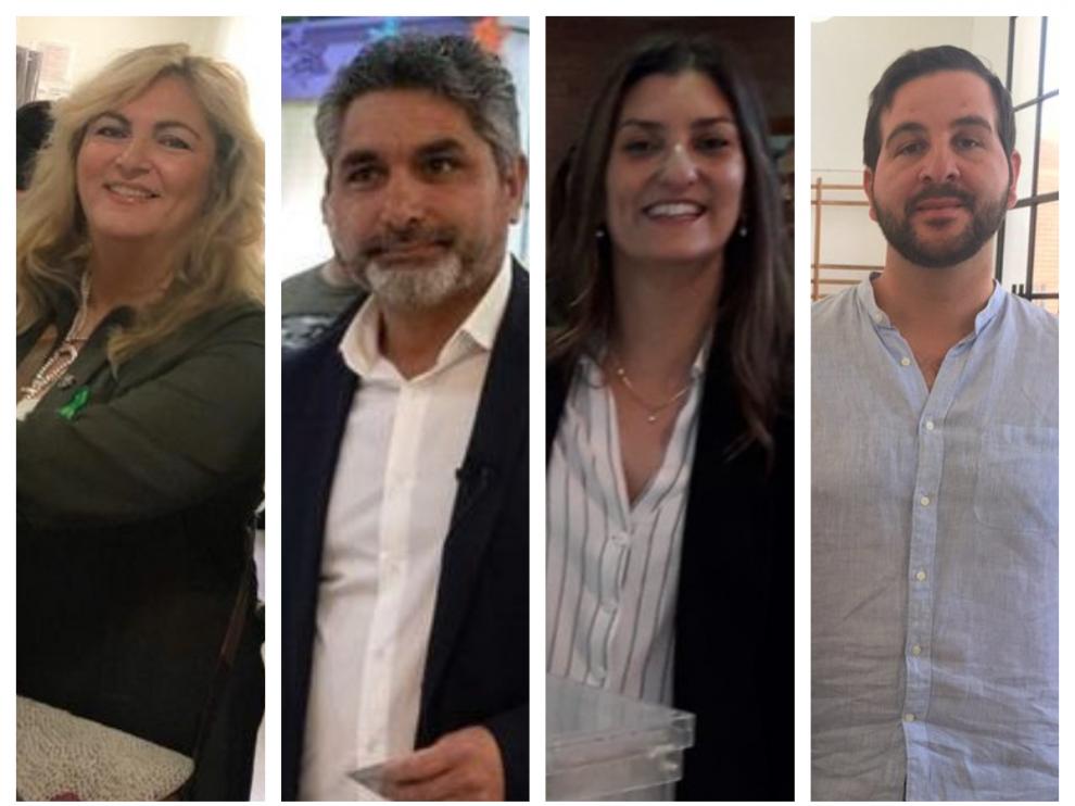 Beatriz Micaela Carrillo de los Reyes (PSOE), Juan José Cortés (PP), Sara Giménez (Cs) e Ismael Cortés (En Comú), diputados gitanos en el nuevo Congreso.