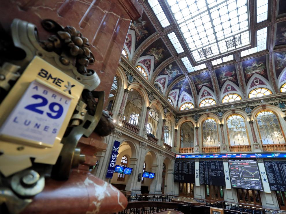 La Bolsa española el lunes, 29 de abril.