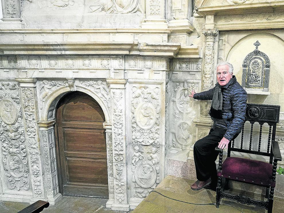 El retablo de alabastro que engalana la parroquia de la Asunción de Escatrón es una de las joyas del Renacimiento aragonés.