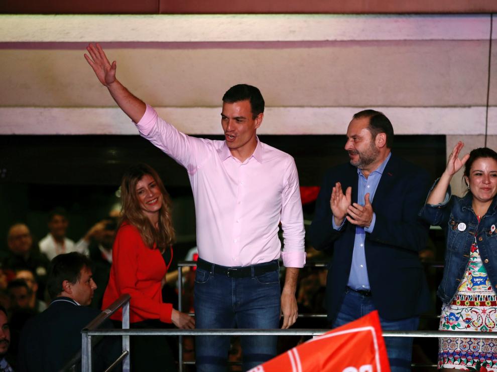 Victoria electoral del PSOE en las elecciones generales.