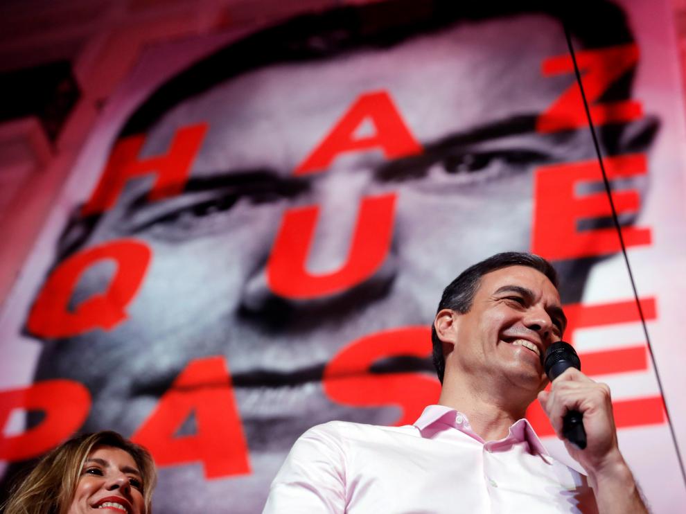 Victoria electoral del PSOE en las elecciones generales.