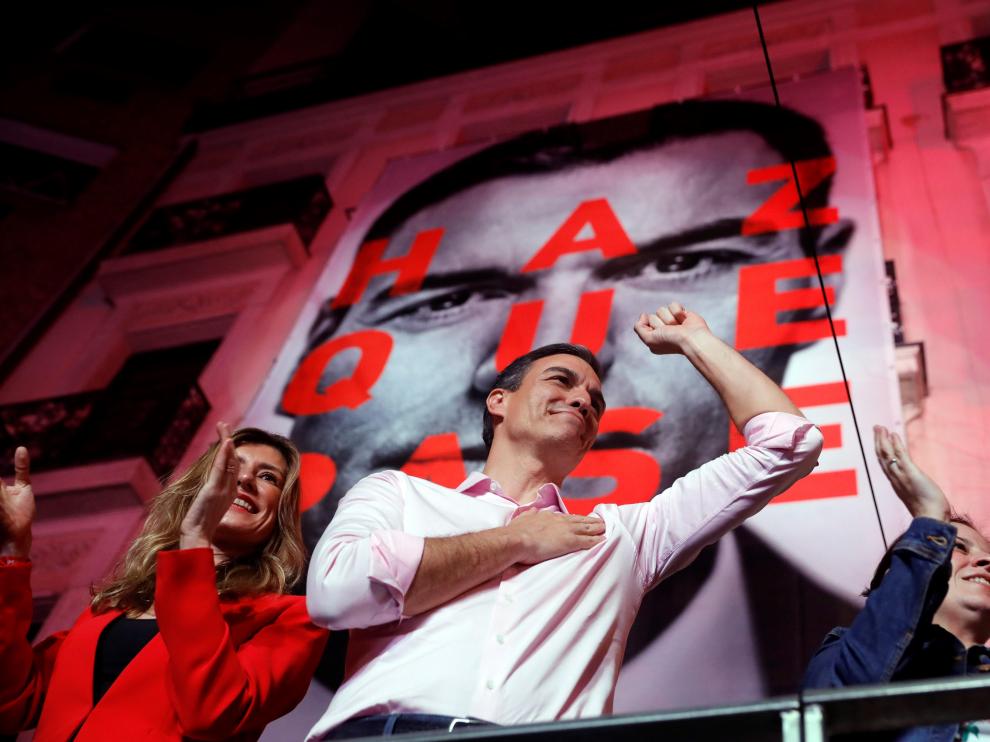 Victoria electoral del PSOE en las elecciones generales.