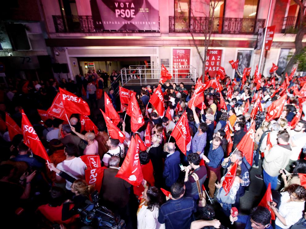 La noche electoral, en imágenes