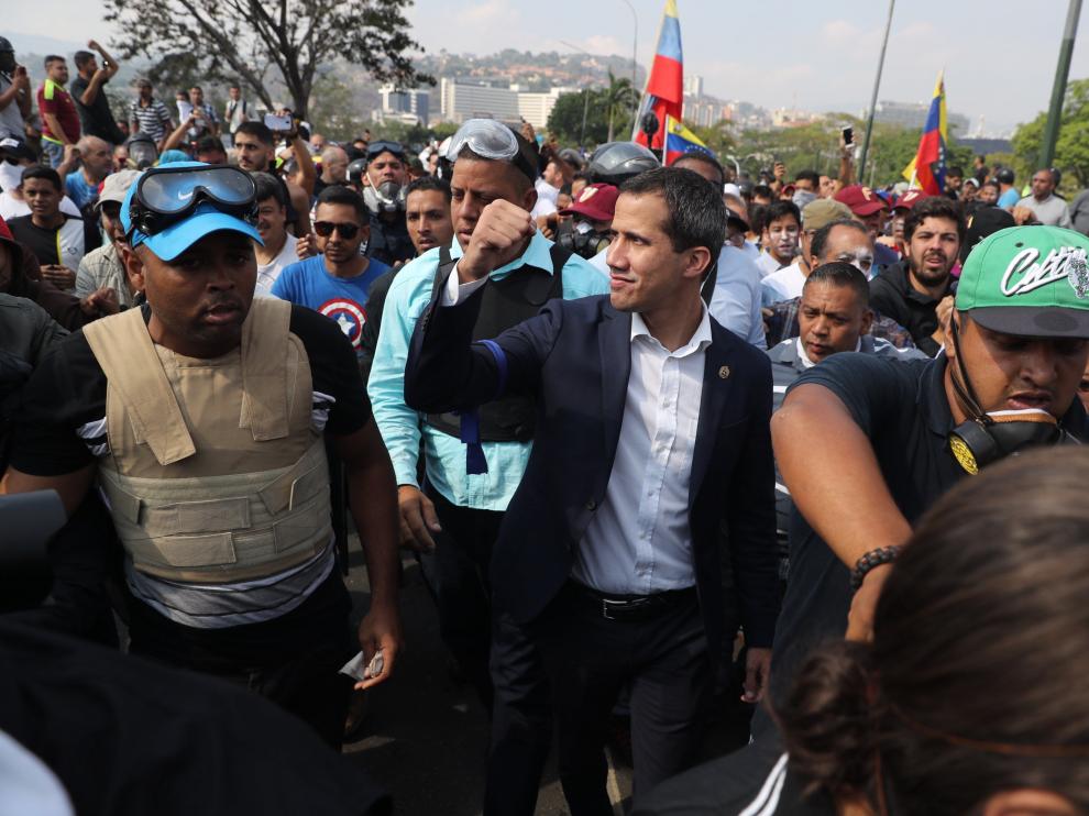 Alzamiento contra el régimen de Maduro en Venezuela