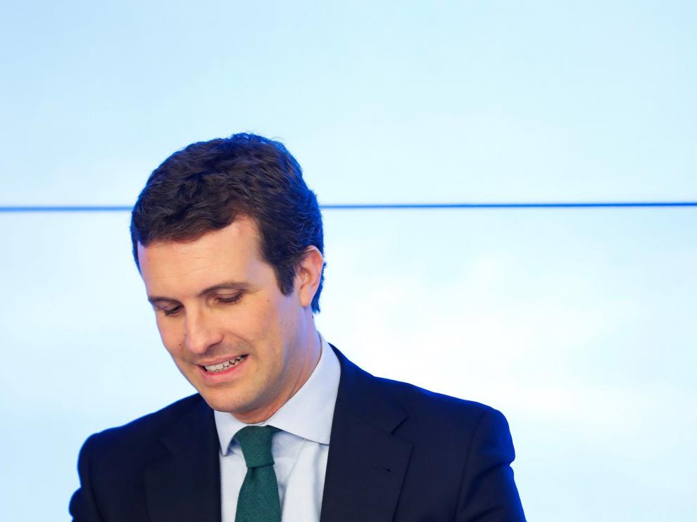 El líder del PP, Pablo Casado.