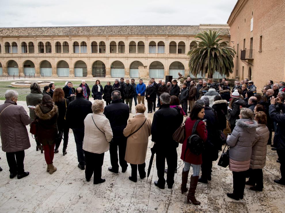 Reapertura de las visitas al Monasterio de Rueda en enero de 2018.