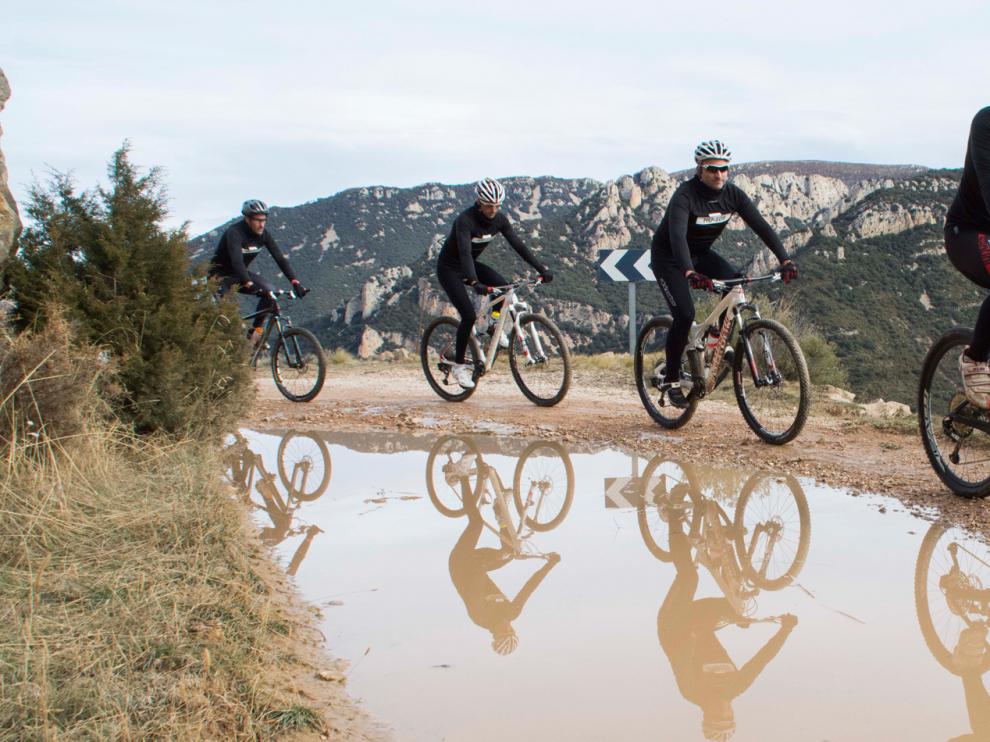 La BTT-HU 108 transcurrirá por lugares emblemáticos de Hoya de Huesca.