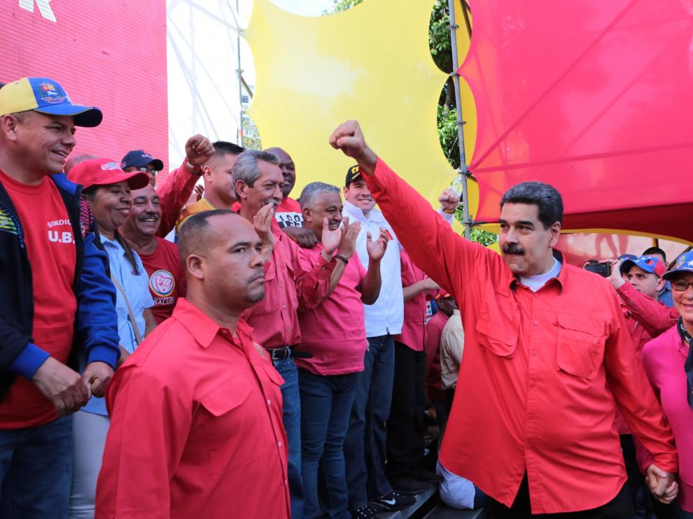 Maduro, durante su discurso.