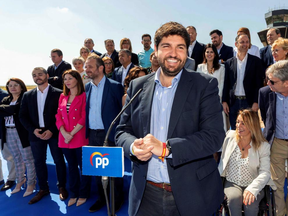 Fernando López Miras, el candidato del PP por Murcia a las elecciones autonómicas del 26 de mayo.