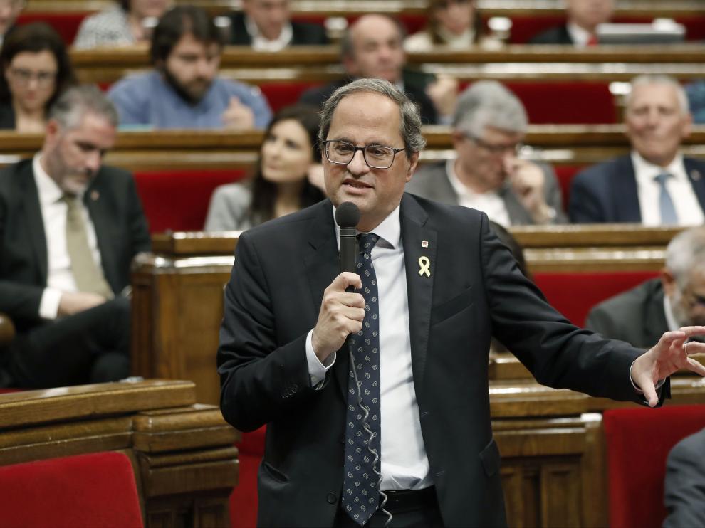 El presidente de la Generalitat, Quim Torra.