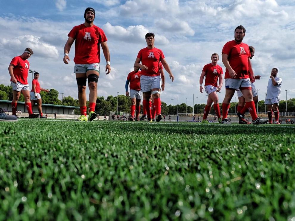El renovado campo de césped artificial de rugby del CDM David Cañada