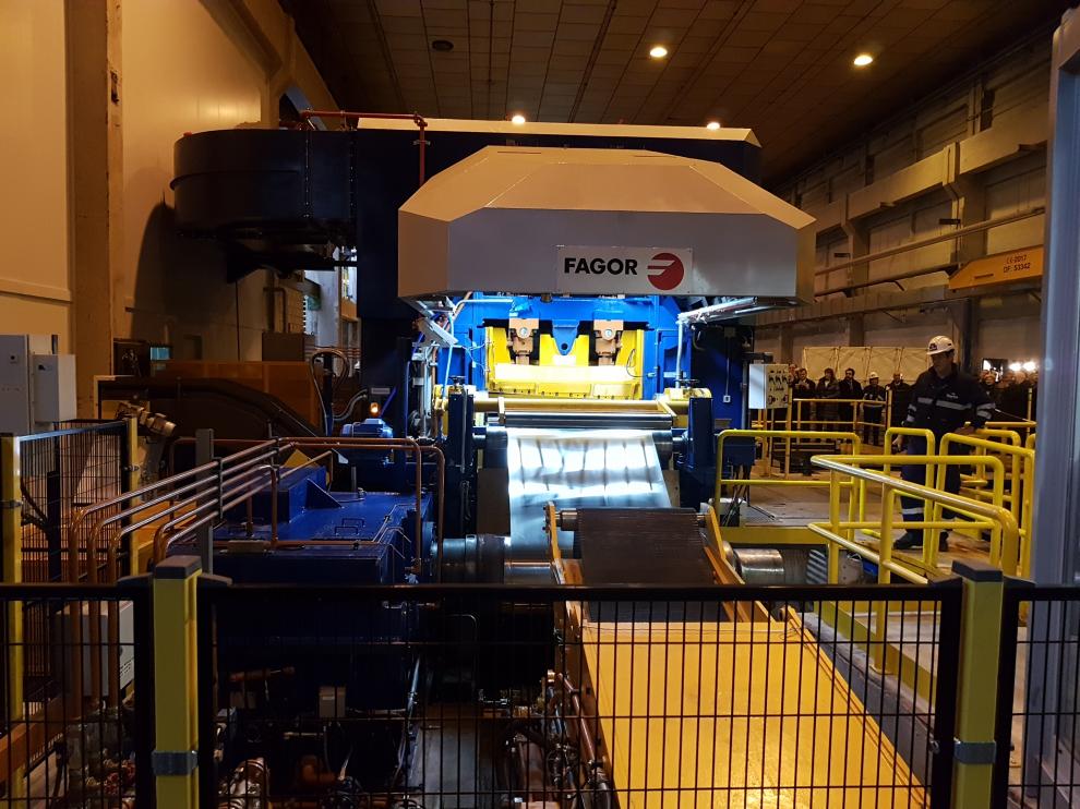 Inauguración del laminador Edelweiss del año pasado.
