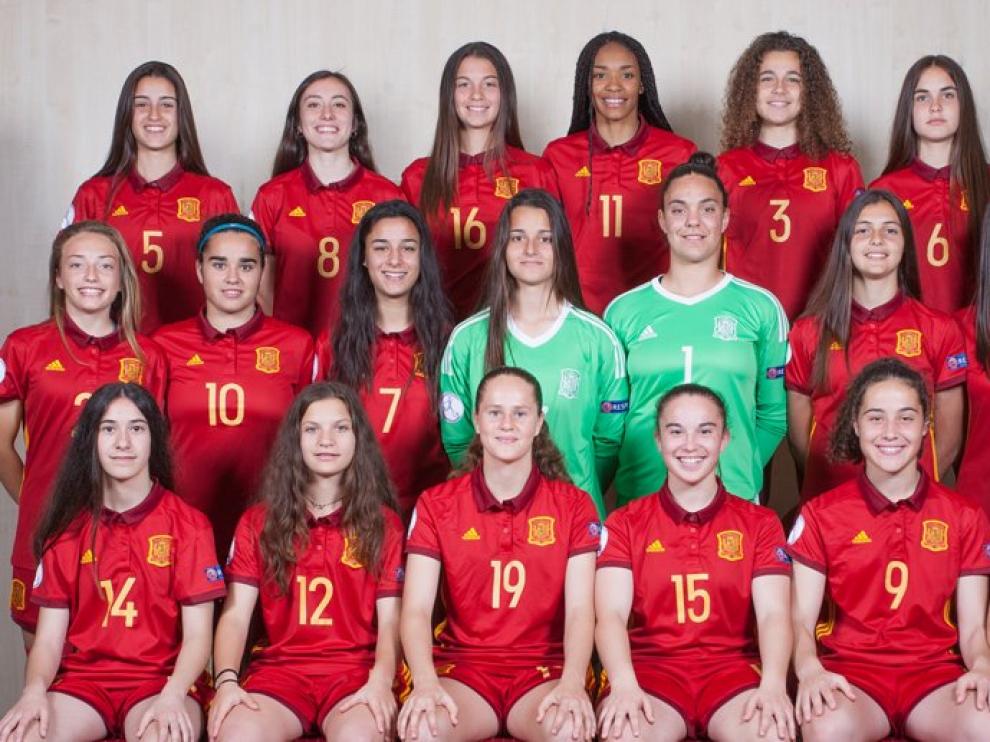 Selección española femenina sub-17.