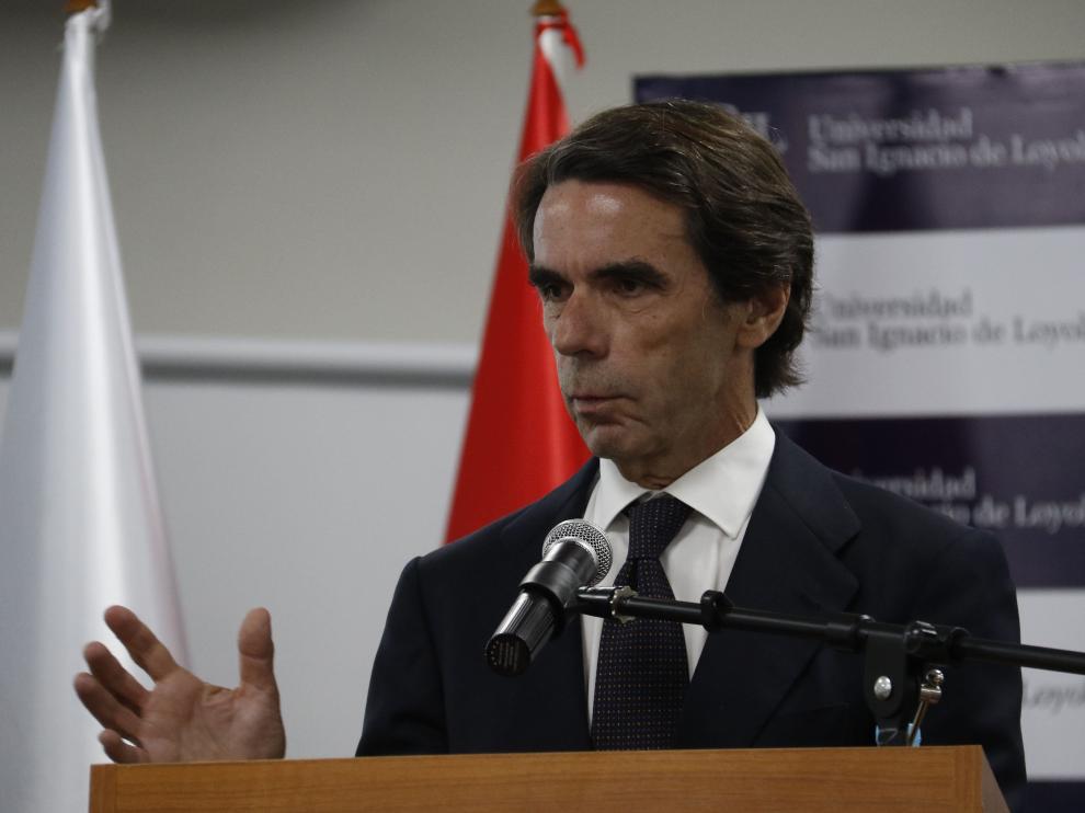 José María Aznar en Paraguay.