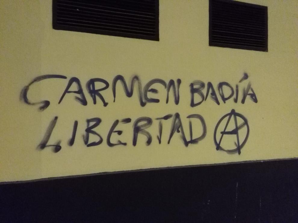 Pintadas en la zona del Rollo