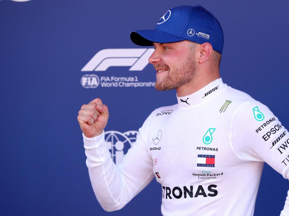 Bottas en Montmeló.