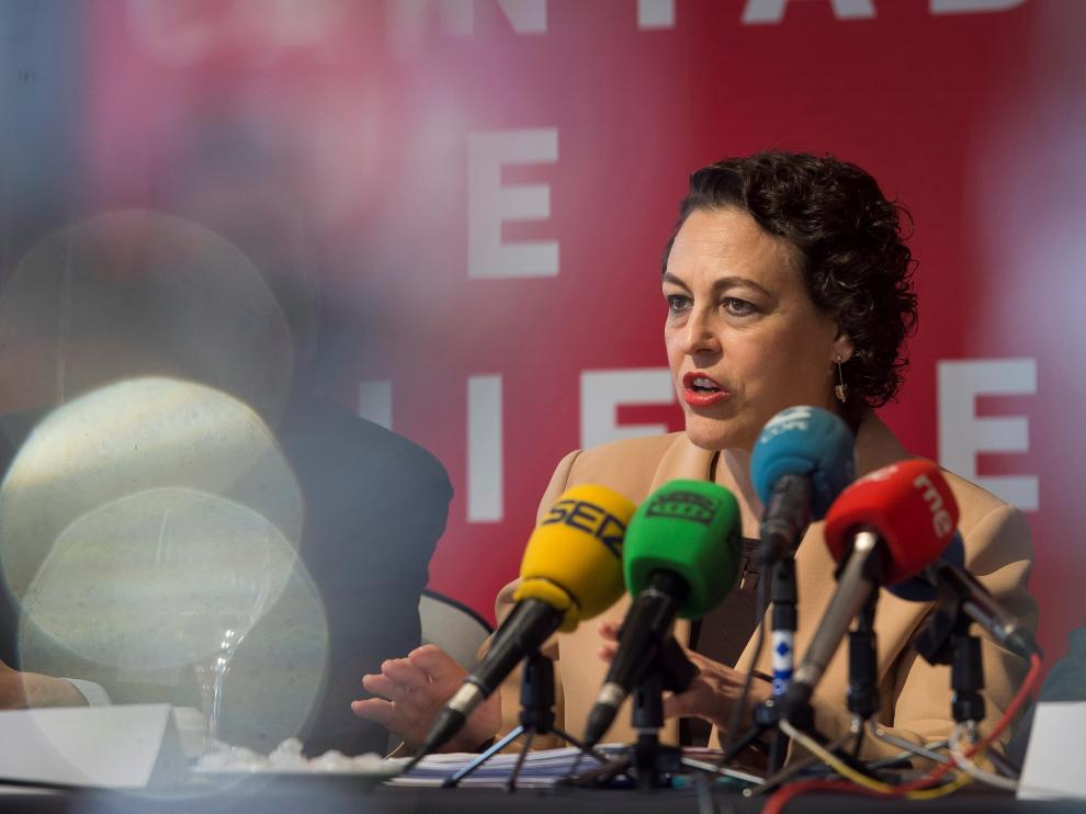 La ministra de Trabajo, Magdalena Valerio.