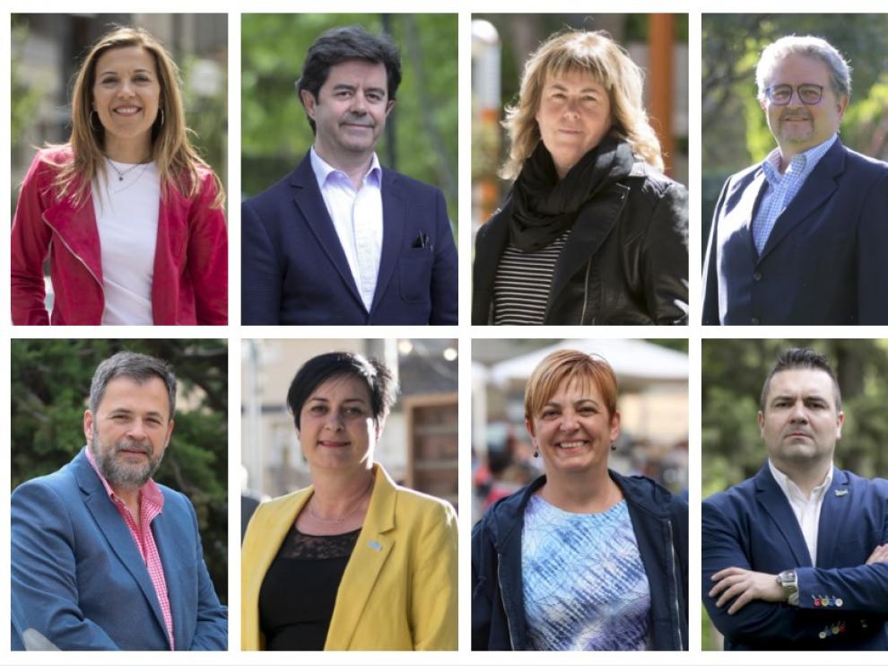 Candidatos Ayuntamiento de Huesca el 26-M.