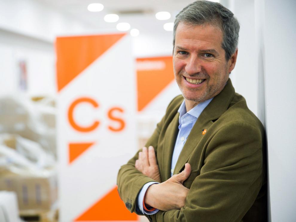 Daniel Pérez Calvo, candidato de Ciudadanos a la Presidencia del Gobierno de Aragón.