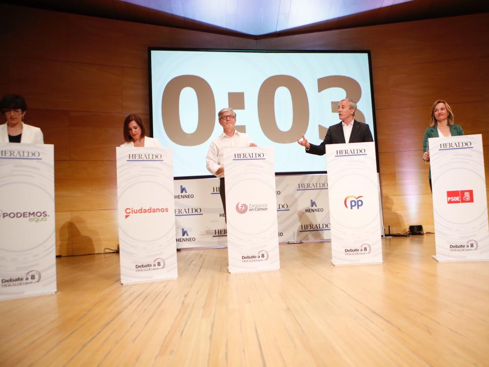 Debate a la alcaldía del Ayuntamiento de Zaragoza.