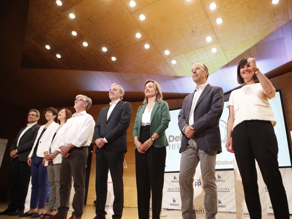 Debate a la alcaldía del Ayuntamiento de Zaragoza.