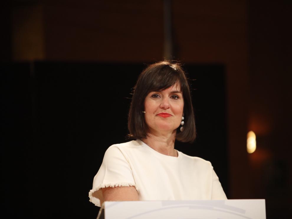 Elena Allué, candidata del PAR al Ayuntamiento de Zaragoza.