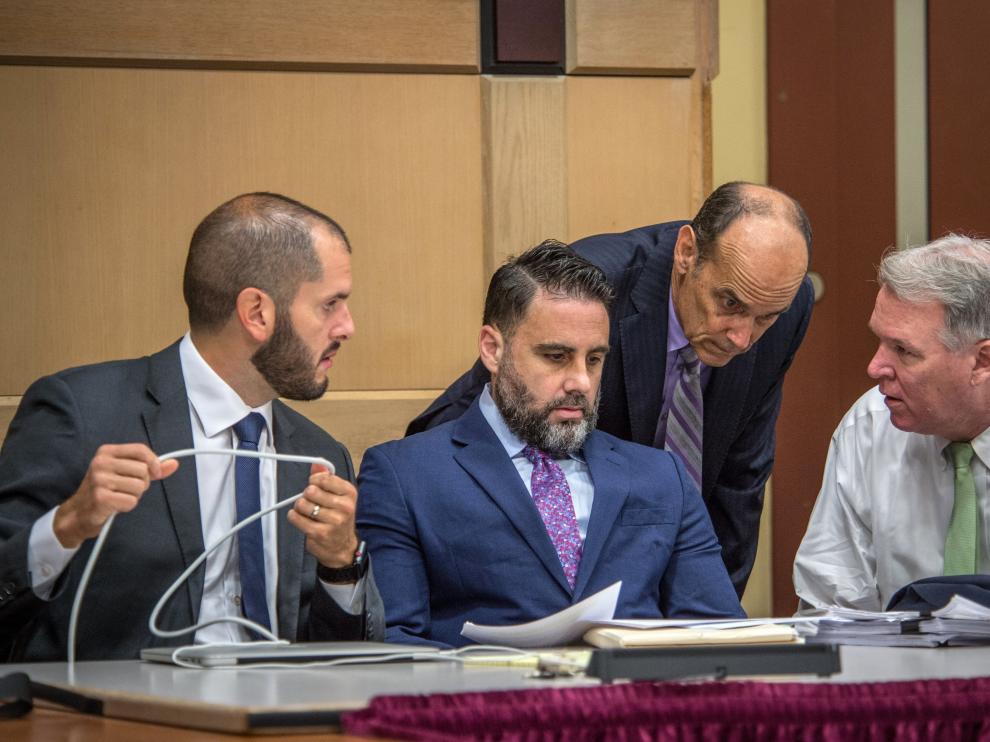 Pablo Ibar en el juicio de este miércoles.