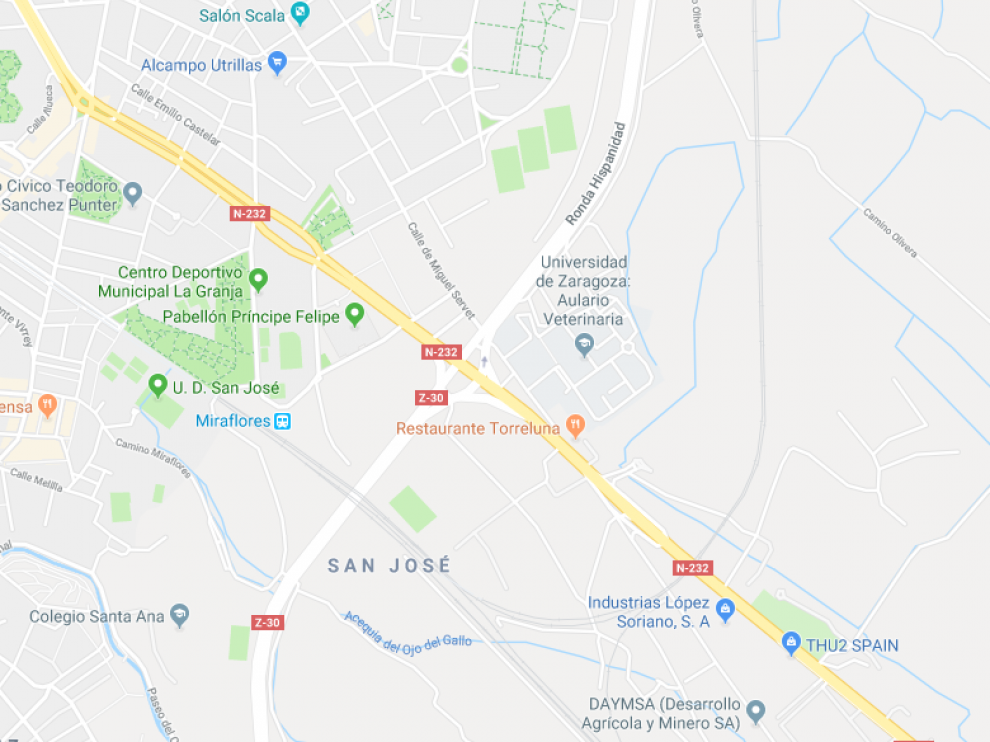 El motorista fue detenido en Ronda Hispanidad, en Zaragoza.
