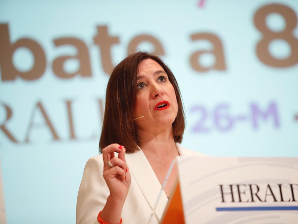 Sara Fernández, candidata de Ciudadanos al Ayuntamiento de Zaragoza.