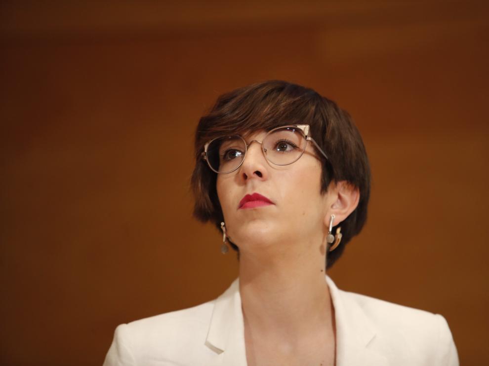 Violeta Barba, candidata de Podemos-Equo al Ayuntamiento de Zaragoza.