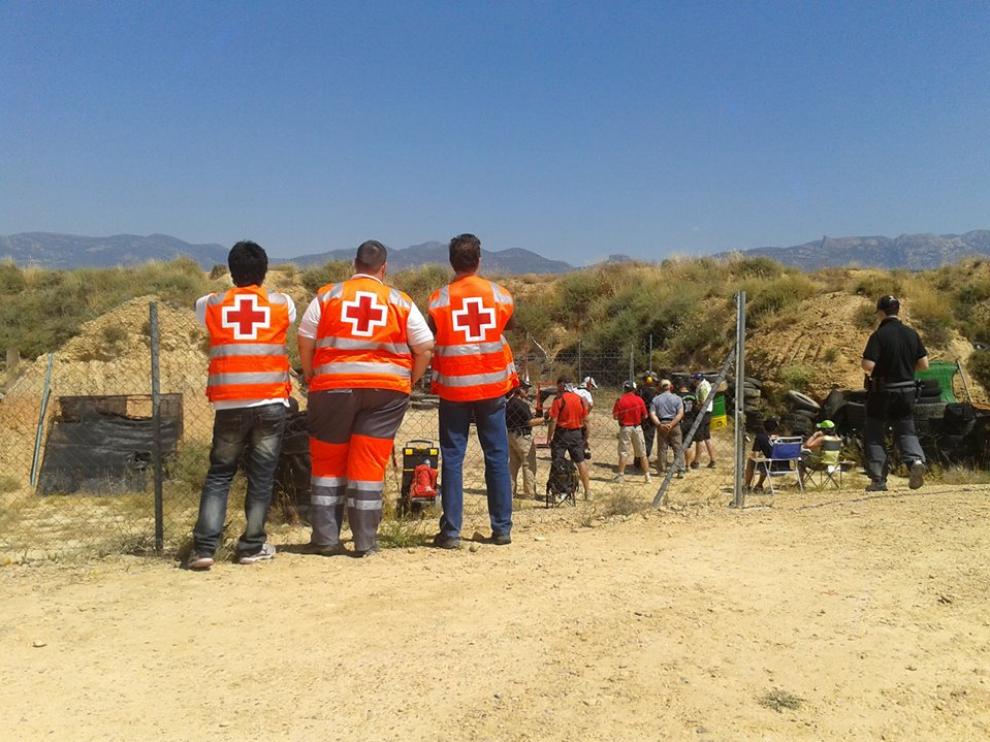 Voluntarios en un servicio preventivo.