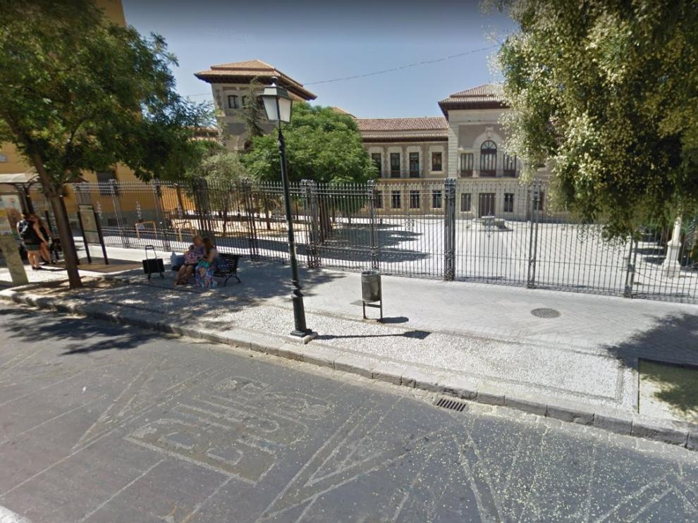 La granadina plaza de la Libertad, donde se ha producido la agresión.