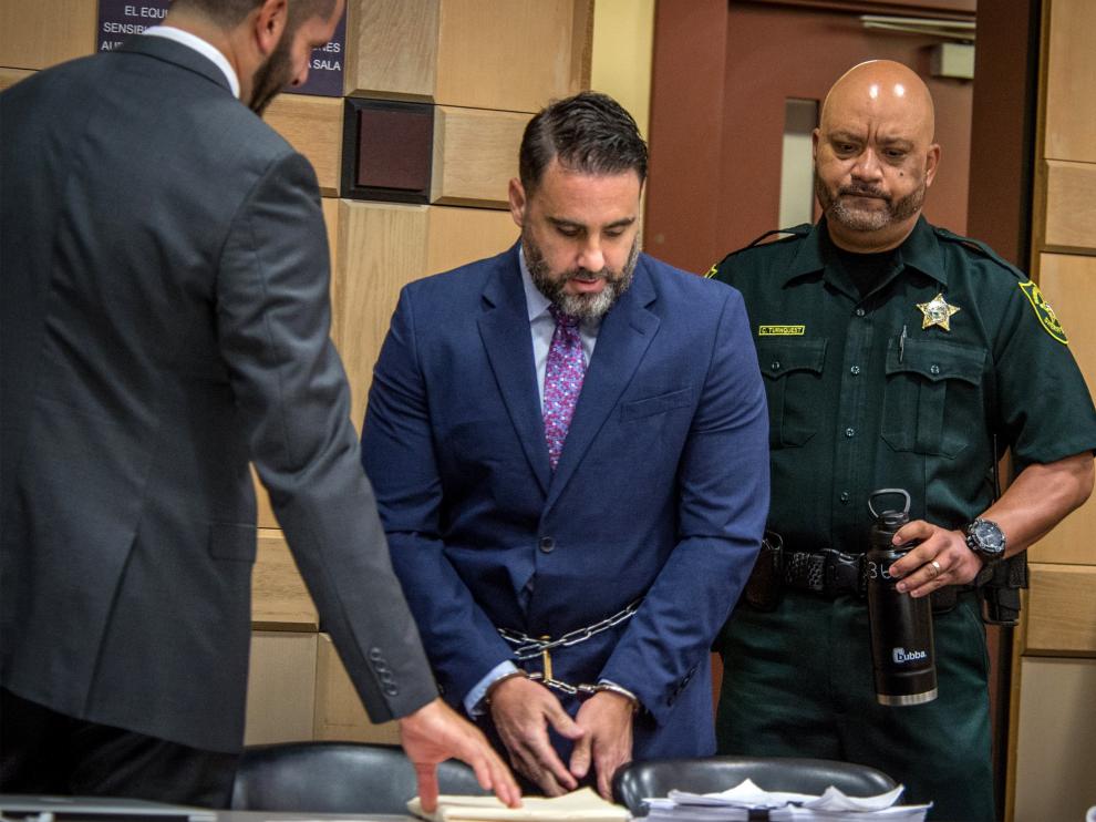 Llegada de Pablo Ibar al tribunal del condado Broward, en Fort Lauderdale, Florida (EE. UU.).