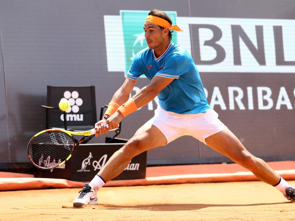 Rafa Nadal en Roma