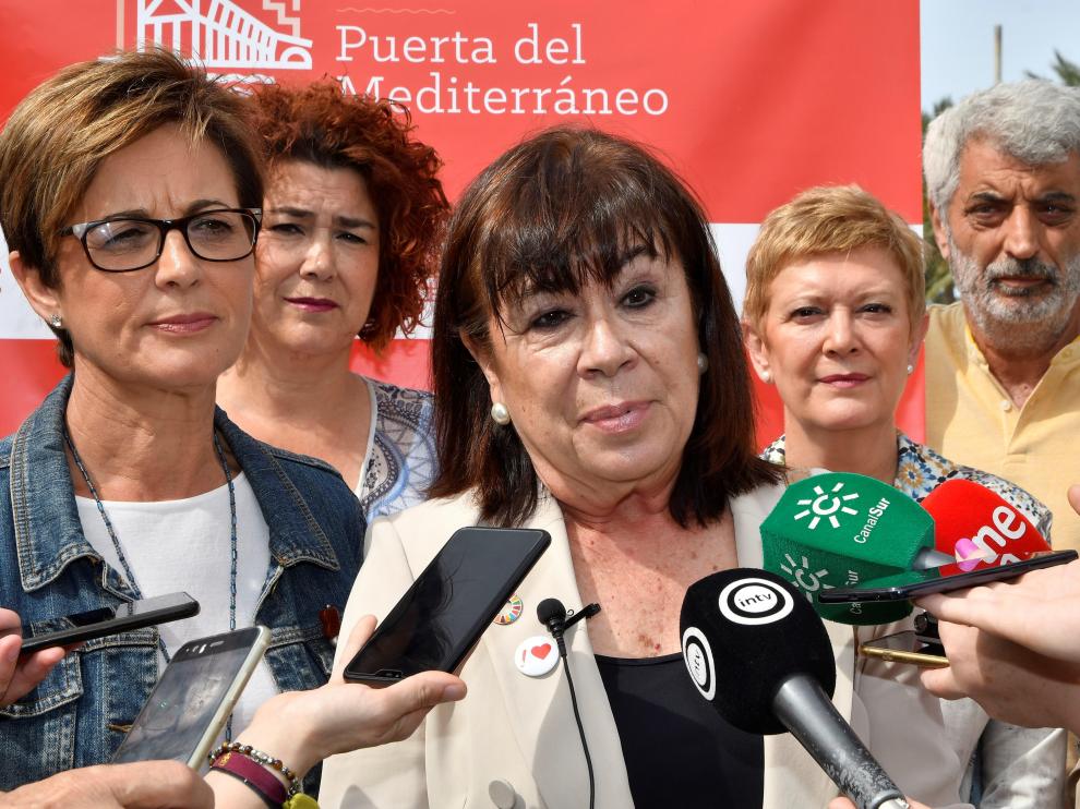 La presidenta del PSOE, Cristina Narbona.