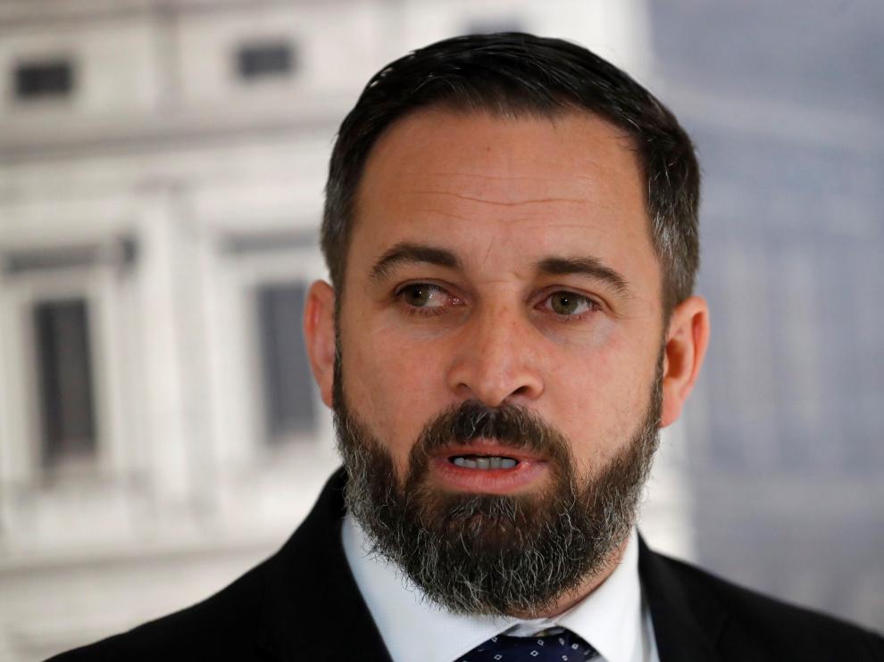 El líder de Vox, Santiago Abascal.