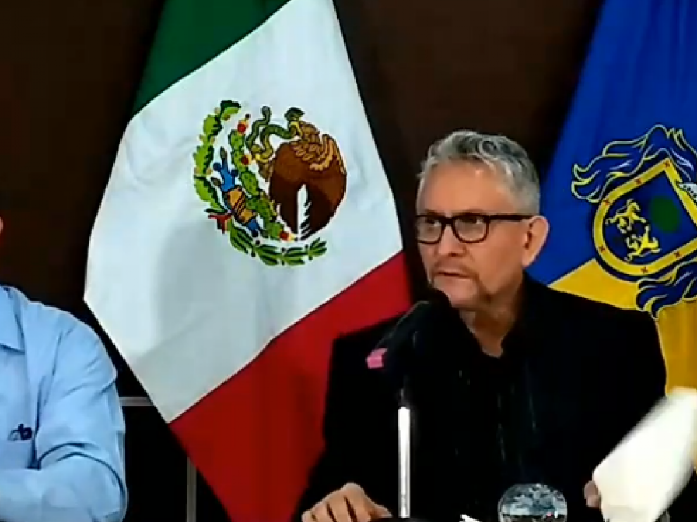 Rueda de prensa del fiscal general de Jalisco, Gerardo Octavio Solís.