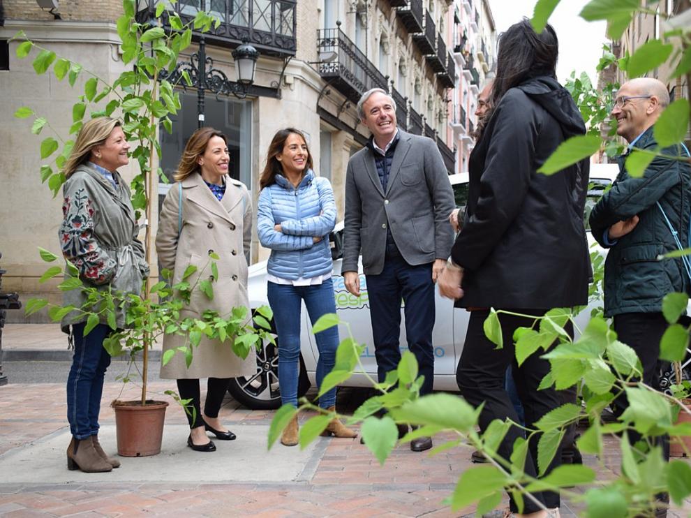Jorge Azcón ha presentado este domingo sus propuestas en materia de sostenibilidad y medio ambiente.