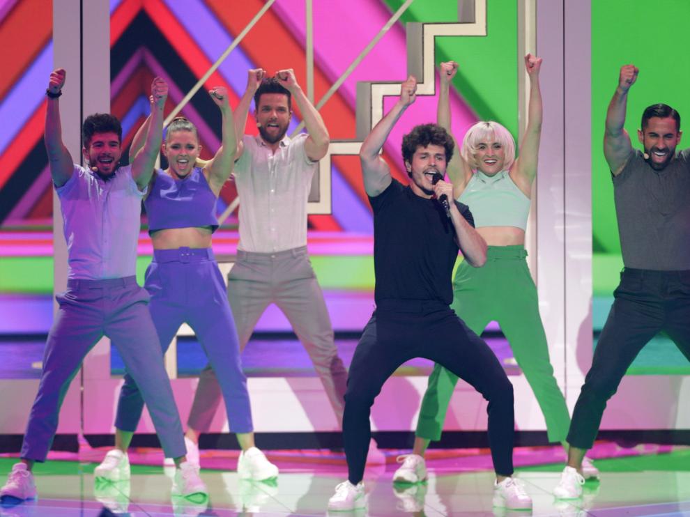 Miki, en su actuación en Eurovisión 2019