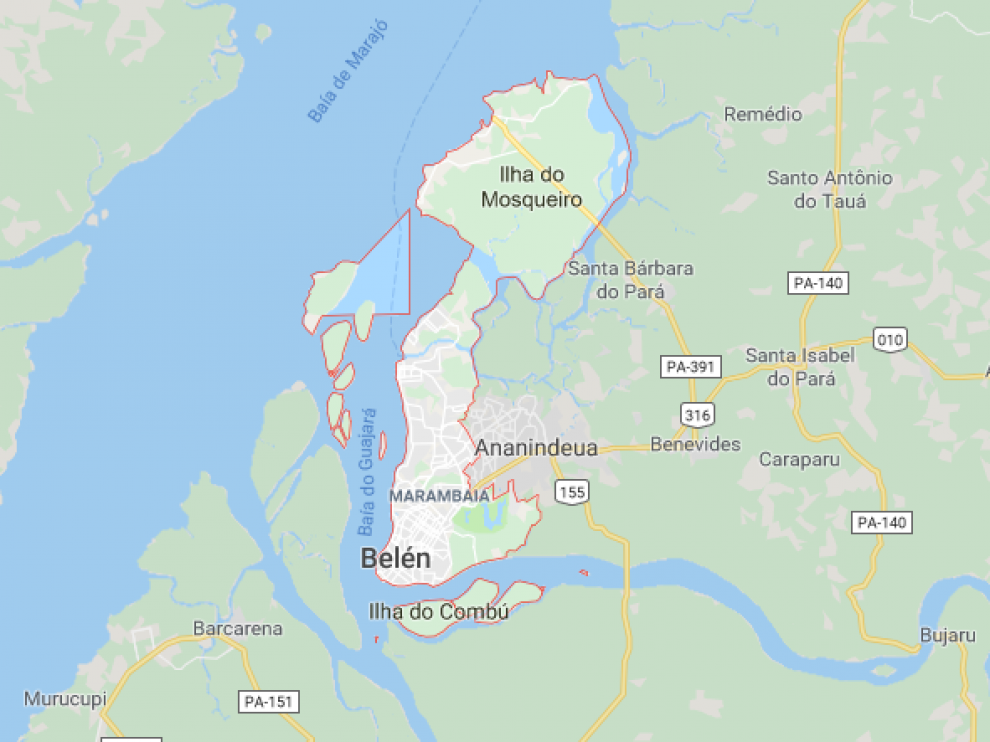 El suceso tuvo lugar en el barrio de Guamá, situado en la periferia de la capital regional Belem.