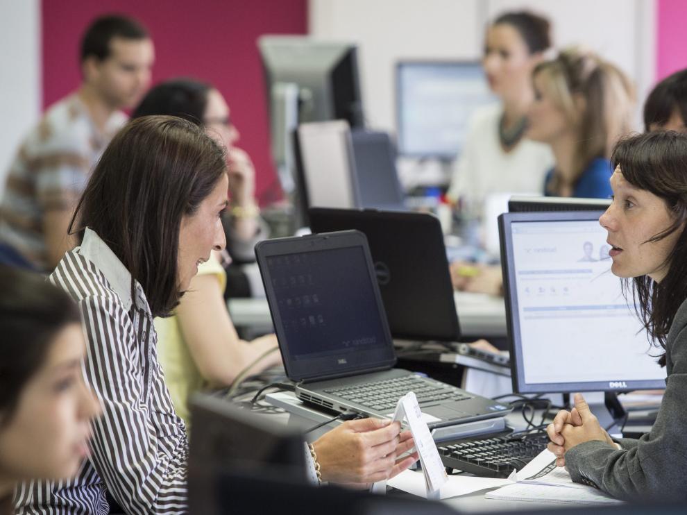 Imagen de archivo de las oficinas de Randstad en Zaragoza